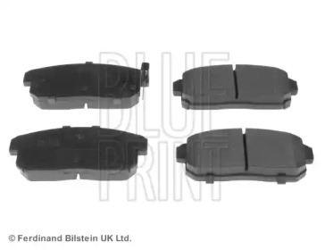 Комплект гальмівних колодок з 4 шт. дисків Blue Print ADN142167