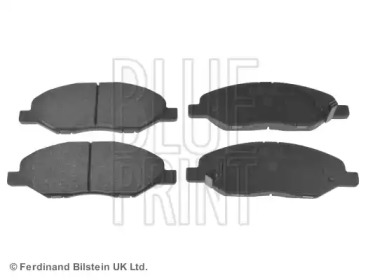 Комплект гальмівних колодок з 4 шт. дисків Blue Print ADN142173