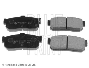 Комплект гальмівних колодок з 4 шт. дисків Blue Print ADN14281