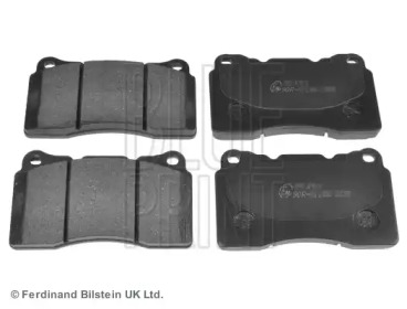 Комплект гальмівних колодок с 4 шт. дисків Blue Print ADS74229