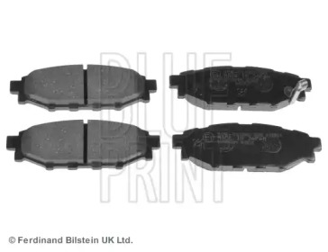 Комплект гальмівних колодок с 4 шт. дисків Blue Print ADS74233