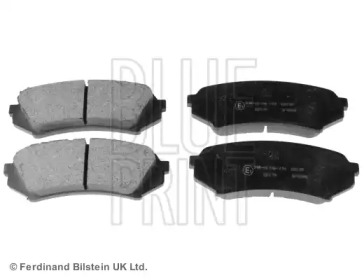 Комплект гальмівних колодок з 4 шт. дисків Blue Print ADT342111