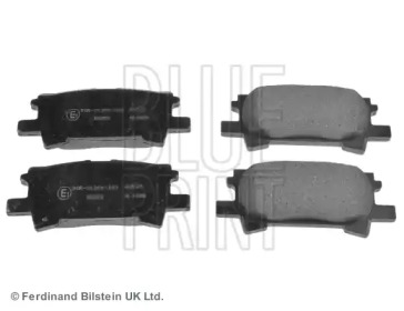 Комплект гальмівних колодок з 4 шт. дисків Blue Print ADT342154