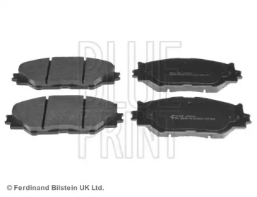 Комплект гальмівних колодок з 4 шт. дисків Blue Print ADT342163
