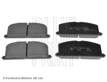 Комплект гальмівних колодок з 4 шт. дисків Blue Print ADT34279