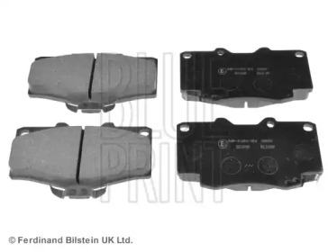 Комплект гальмівних колодок з 4 шт. дисків Blue Print ADT34289