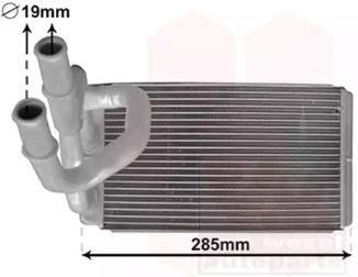 Радіатор пічки Nissan Navara/Patfinder 2.5/3.0 05- VAN WEZEL 13006373