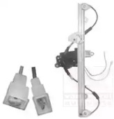 Склопідіймач (передній) Fiat Doblo 10- (R) (електро)(з моторчиком)(для ТС теплоізоляційним стек) VAN WEZEL 1637264
