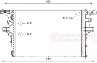 Радіатор охолодження Iveco Daily 2.2/3.0 11- VAN WEZEL 28002126
