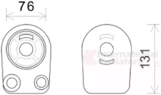 Радіатор масляний Renault Kangoo/Megane II/III 1.5dCi 02- (теплообмінник) VAN WEZEL 43003607