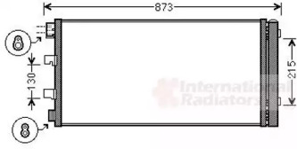 Радіатор кондиціонера Opel Movano/Renault Master III 2.3 CDTI/dCi 10- VAN WEZEL 43005475