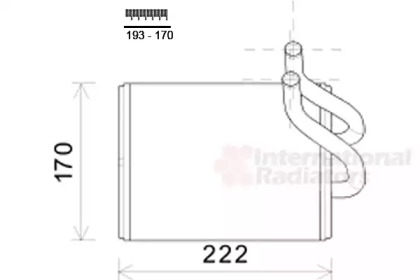 Радіатор пічки Kia Sorento 02-11 VAN WEZEL 83006170