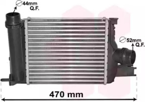 Радіатор інтеркулера Renault Clio/Dacia Logan/Dokker 1.5dCi 12- VAN WEZEL 15004013 — фото 2