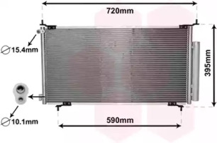 Радіатор кондиціонера Honda CR-V 2.0 01-07 VAN WEZEL 25005201