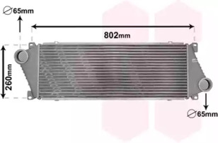 Радіатор інтеркулера MB Sprinter/VW LT 96- VAN WEZEL 30004217