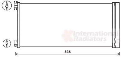 Радіатор кондиціонера Opel Vivaro/Renault Trafic III 1.6 dCi/CDTI 14- VAN WEZEL 43015702