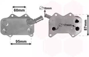 Радіатор масляний VW Passat 2.0 FSI 05-10 (теплообмінник) VAN WEZEL 58003329