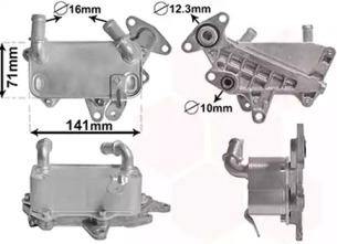 Радіатор масляний VW Passat 1.4-3.6/1.6-2.0TDI 05-10/ Skoda Octavia 1.6-2.0TDI 04-13 (теплообмінник) VAN WEZEL 58013705