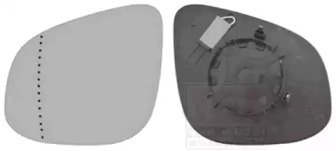Скло дзеркала Renault Kangoo 13- (L) VAN WEZEL 4412831