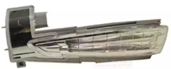 Повторювач повороту на дзеркало Citroen C3/C4/Peugeot 508 10- (L) (білий) VAN WEZEL 4068915