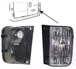 Ліхтар задній Opel Vivaro/Renault Trafic 01- (R) VAN WEZEL 4395930