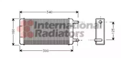 Радіатор пічки MB T1 77-96 VAN WEZEL 30006108