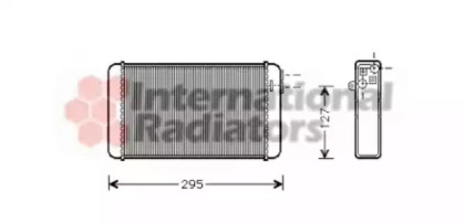 Радіатор пічки Opel Omega A/Senator B 1.8-3.0 -94 VAN WEZEL 37006116