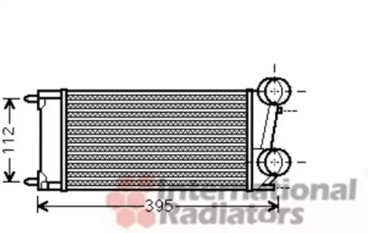 Радіатор інтеркулера Citroen Berlingo/Peugeot Partner 1.6HDi/BlueHDi 08- VAN WEZEL 40004343 — фото 2