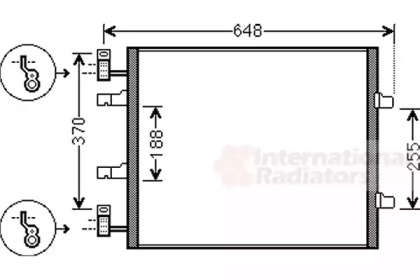Радіатор кондиціонера Renault Trafic 2.0CDTI 06- VAN WEZEL 43005459 — фото 2
