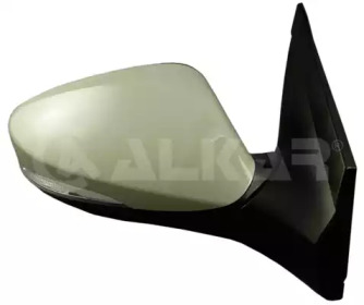 Дзеркало заднього виду (під фарбування) Hyundai Accent 10-18 (R) (електро) ALKAR 6142612