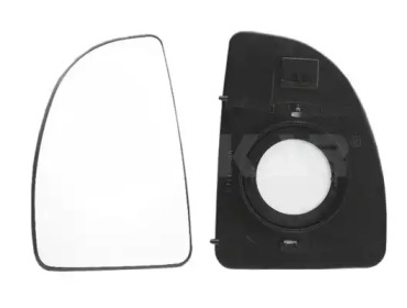 Скло дзеркала (з рамкою) Citroen Jumper/ Fiat Ducato/ Peugeot Boxer 02- (L) ALKAR 6401921