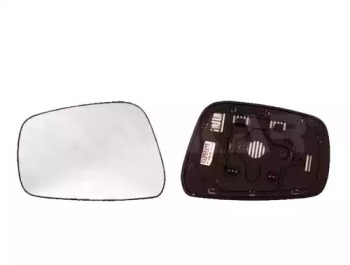 Скло дзеркала (з підігрівом) (L) Nissan Navara 05- (опукл.) ALKAR 6411558