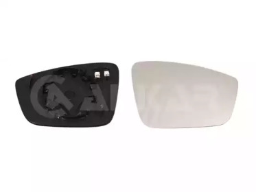 Скло дзеркала (з підігрівом) Skoda Rapid/Fabia 1.0-1.6 TDI 12- (R) ALKAR 6432093
