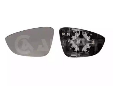 Скло дзеркала (з підігрівом) VW Passat 10-14/VW Passat CC 08-12/Scirocco 08-17 (R) ALKAR 6432133