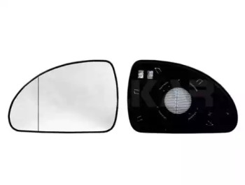 Скло дзеркала (з підігрівом) Kia Ceed 06-12 (L) ALKAR 6471638