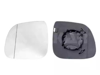 Скло дзеркала (з підігрівом) VW T5/T6 2.0 TDI/TSI 03- (L) (d=84mm) ALKAR 6471948