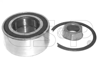 Підшипник маточини (передньої) Fiat Ulysse 02-11 /Citroen C8/Peugeot 807 02- (44x82.5x37)(+ABS)(к-кт) GSP GK3633