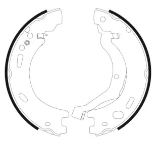Колодки гальмівні (задні) Land Rover Discovery/Range Rover 04-18 (барабанні) (210x30) TEXTAR 91070900