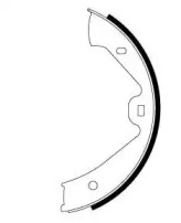 Колодки ручника VW Touareg/Porsche Cayenne 10- (210x30) TEXTAR 91074700