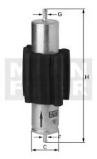 Фільтр палива Mann-Filter WK 6037