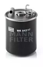 MANN-FILTER Фільтр палива шт. WK842/17