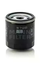 MANN-FILTER Фильтр мастил шт. W712/83
