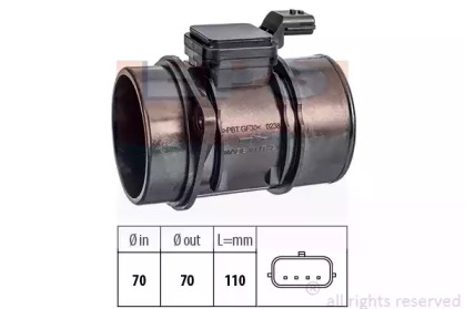 Витратомір повітря Renault Megane III/Scenic III 1.5 dCi 09- EPS 1.991.448