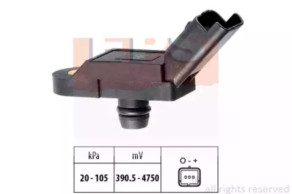 Датчик тиску наддува Citroen Berlingo/Jumpy/Peugeot Expert/Partner 96-15 EPS 1.993.005