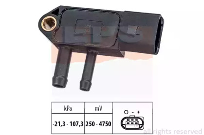 Датчик тиску вихлопних газів VW Caddy/T5/Crafter 1.6/2.0TDi 09- EPS 1.993.266