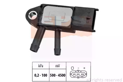 Датчик тиску вихлопних газів Volvo C30/C70/S40/S60/S80/V40/V50/V70/XC60/XC70 06-18 EPS 1.993.291