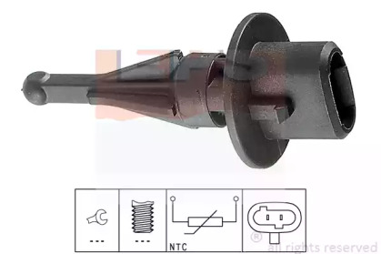 Датчик температури впуску повітря Toyota Rav 4 2.0 94-00/Mazda 3 2.0-2.2 06- EPS 1.994.010