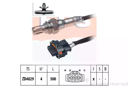 Лямбда зонд Opel Astra H/J/Vectra C 1.6/1.8 04- EPS 1.998.065