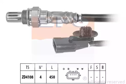 Лямбда зонд Renault Kangoo 1.2 01-/Lada Largus 1.6 12- EPS 1.998.095