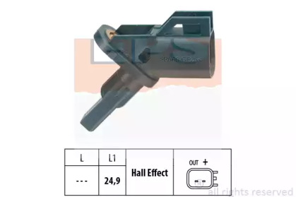 Датчик ABS (передній) Ford Mondeo 1.4-2.5 07- EPS 1.960.002